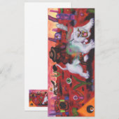 水の色のイラストレーションボーイライド白いライオネス (正面/裏面)