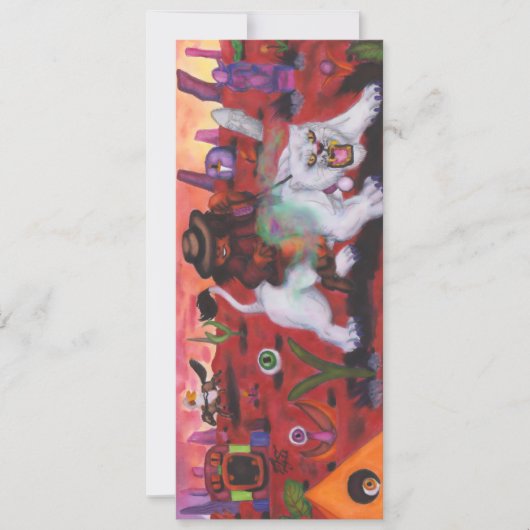 水の色のイラストレーションボーイライド白いライオネス (正面)