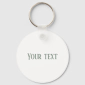 水の色のウェスティー晴れた日に –  キーホルダー (裏面)