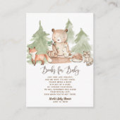 水の色のウッドランドの本のリクエストを持って来る エンクロージャーカード (正面)