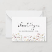 水の色のエレガントベビーは開花の赤ちゃんシャワー ノートカード (正面)