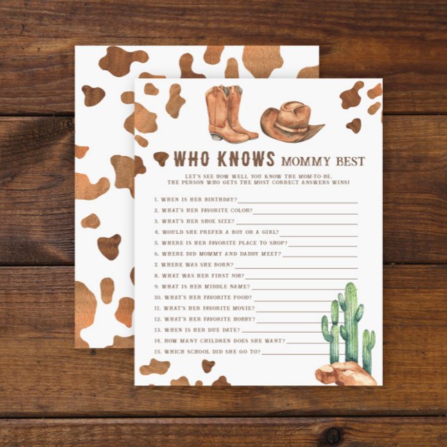 水の色のカウボーイ西 – 誰がママを知っ最高のている (クリエイターアップロード済み)