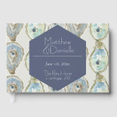 水の色のカキ結婚ーの – ほこりっぽい青 ゲストブック (正面)