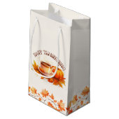 水の色のカボチャとコーヒー スモールペーパーバッグ (裏面アングル)