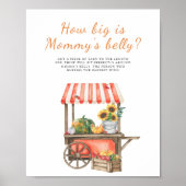 水の色のカボチャどのように大きいママの腹のゲーム ポスター (正面)