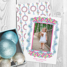 水の色のカラフルクリスマスのティンセルBables写真