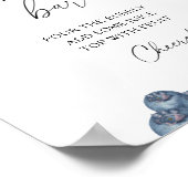 水の色のガーデンベリー – バブリーバー ポスター (角)