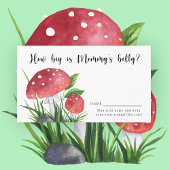 水の色のキノコ – どのぐらいの大きさのお母さんの腹 エンクロージャーカード