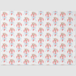 水の色のキャンディキャンディと弓、クリスマス 薄葉紙