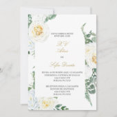 水の色のキンセアニェラの招スペインの待 招待状 (正面)