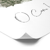 水の色のクリスマスの木来は彼を崇拝する ポスター (角)