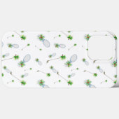 水の色のクリスマスゴルフクラブとテニスラケット Case-Mate iPhoneケース (裏面 (横))