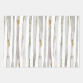 水の色のクリスマス。 ラッピングペーパーシート (正面)