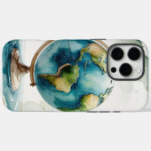 水の色のグローブアート – どこでも Case-Mate iPhoneケース (裏面 (横))