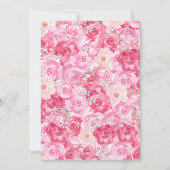 水の色のケーキとギフトバレンタインのブランチ 招待状 (裏面)