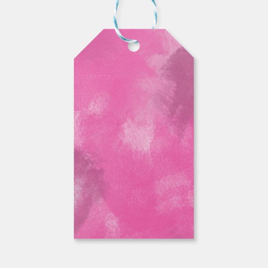 水の色のケーキとバラの生活は何を作る ギフトタグ (裏面)