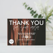 水の色のコーヒーありがとうメディア挿入 (スタンド正面)