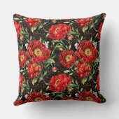 水の色のスケッチ楽しい詳細なパターン クッション (裏面)