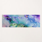 水の色のスピリットヨガマットby Ooomsuum ヨガマット (正面(横))