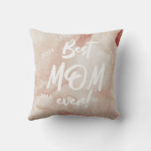 水の色のスプラッシュお最高の母さんの日 クッション (裏面)