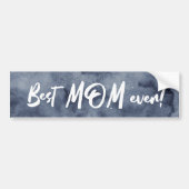 水の色のスプラッシュお最高の母さん永遠の母の日 バンパーステッカー (正面)