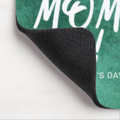 水の色のスプラッシュお最高の母さん永遠の母の日 マウスパッド (コーナー)