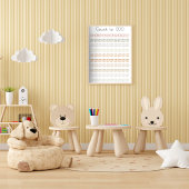 水の色のスプラッシュ数から100ポスター ポスター