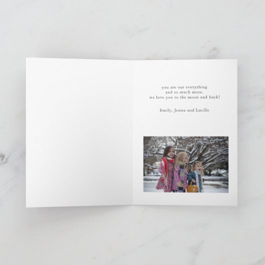 水の色のスプラッ最高のシュお母さんママの日カード カード (内部)