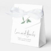 水の色のセージのユーカリ感謝していラヴ結婚ズ フェイバーボックス (正面サイド)