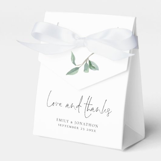 水の色のセージのユーカリ感謝していラヴ結婚ズ フェイバーボックス (正面サイド)