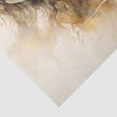 水の色のダイナミックなギャロッピング馬 薄葉紙 (詳細)