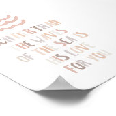 水の色のニュートラル波のポスターよりも強い ポスター (角)