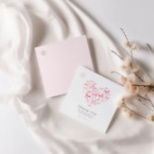 水の色のハートは、お願いベイビーシャワーをボウ フェイバータグ