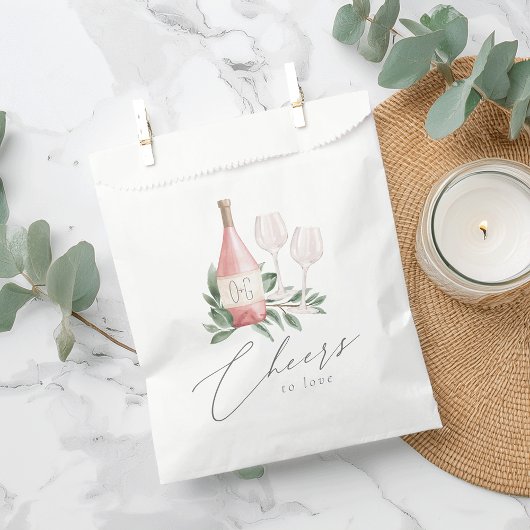 水の色のバラワイン植物性応援に愛 フェイバーバッグ