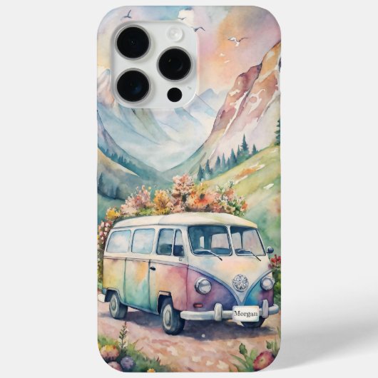 水の色のバンとカスタムプレートギフト Case-Mate iPhoneケース (裏面)