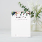 水の色のバ図解入りの、写真付きのケットリ結婚ストカード ポストカード (スタンド正面)