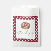 水の色のパイ赤ちゃんシャワー感謝していユー フェイバーバッグ (正面)