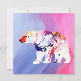 水の色のパステル北極探検家