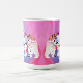 水の色のパステル北極探検家 コーヒーマグカップ (中央)