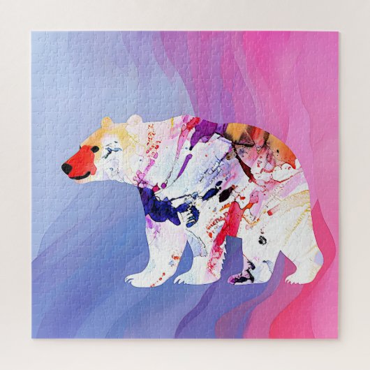 水の色のパステル北極探検家 ジグソーパズル (縦)