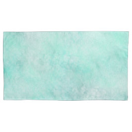 水の色のパターン海の泡ビーチデコール 枕カバー