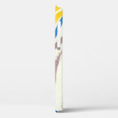 水の色のパッチワーク：汚絵を描いスタイル。 Case-Mate iPhoneケース (裏面 / 左)