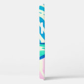 水の色のパッチワーク：汚絵を描いスタイル。 Case-Mate iPhoneケース (裏面 / 右)