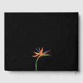 水の色のパラダイス結婚の鳥 ゲストブック (裏面)