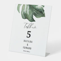 水の色のパームエレガントス結婚スクリプト