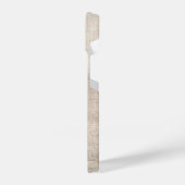 水の色のビーチ砂ウミガメ野生動物 iPhoneケース (左側面)