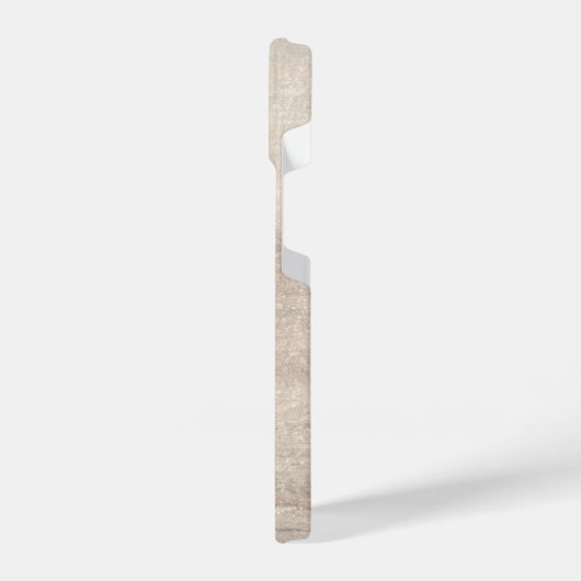 水の色のビーチ砂ウミガメ野生動物 iPhoneケース (左側面)