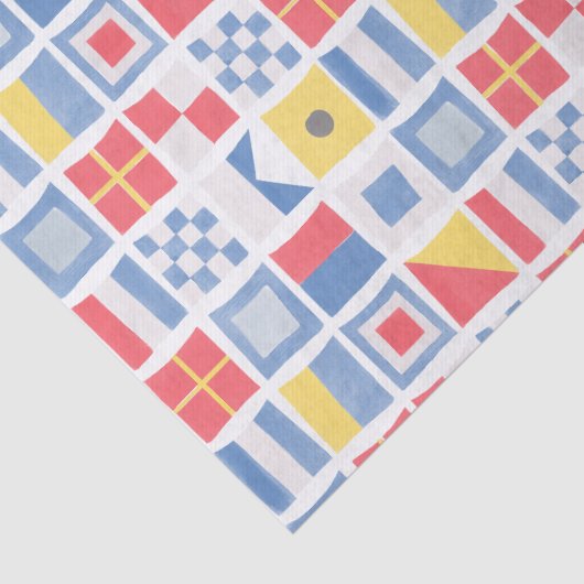 水の色のフラグ航海の海洋セーリングシャワー 薄葉紙 (詳細)