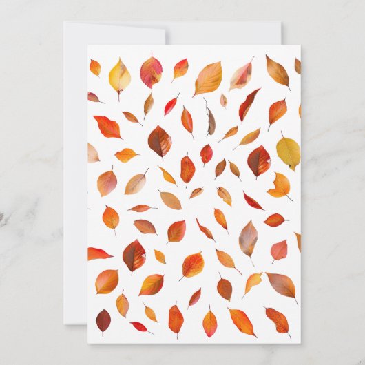 水の色のフレンドディナー招待状 招待状 (裏面)