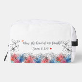 水の色のフローラモダンギフト母のための引用文 ドップキット (裏面)